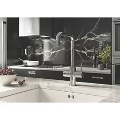 ETAL 3-in-1 Instant Hot Water Kitchen Tap Polished Chrome -Kitchen Taps Sales Store 107RG A3