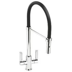 Abode Globe Professional AT2160 Pull-Out Spray Mono Mixer Kitchen Tap Chrome