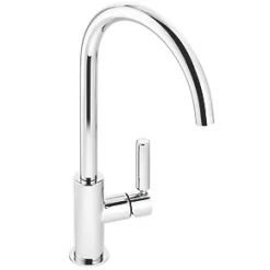 Abode Globe Single-Lever Mono Mixer Kitchen Tap Chrome