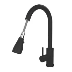 ETAL Bucks Pull-Out Spray Mixer Tap Matt Black