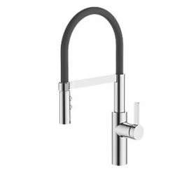 Almeria Pull-Out Spray Mono Mixer Kitchen Tap Chrome