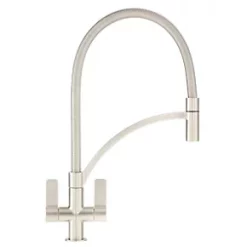 Franke Wave 115.0277.035 Pull-Out Mono Mixer Kitchen Tap Brushed Steel