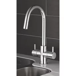 Swirl Fresco 907015 Pull-Out Mono Mixer Kitchen Tap Chrome -Kitchen Taps Sales Store 32589 A2