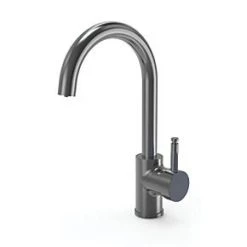 ETAL Single Lever 3-in-1 Hot Water Kitchen Tap Gun Metal