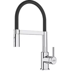 Franke Lina Pull-Out Kitchen Tap Chrome and Black