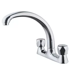 56A Deck-Mounted Sink Mixer Kitchen Tap Chrome -Kitchen Taps Sales Store 3513T A2