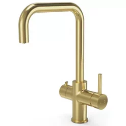 ETAL 3-in-1 Instant Hot Water Kitchen Tap Brushed Brass