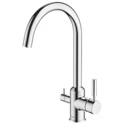 BWT 3-Way Deck-Mounted Filter Tap Chrome