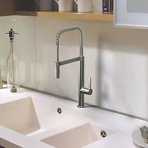 Willows Pull-Out Kitchen Mono Mixer Chrome 2 Willows Pull-Out Kitchen Mono Mixer Chrome - Image 2