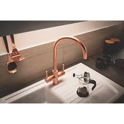 3 in 1 Steaming Hot Water Tap Copper -Kitchen Taps Sales Store 419PH A4