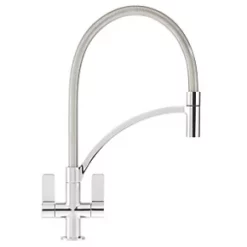 Franke Wave 115.0277.034 Pull-Out Mono Mixer Kitchen Tap Chrome