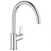 Grohe Bau Curve Kitchen Mono Mixer Tap Chrome