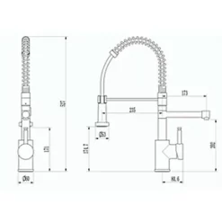 ETAL Multiuse 3-in-1 Hot Water Kitchen Tap with Handset Brushed Brass 7 ETAL Multiuse 3-in-1 Hot Water Kitchen Tap with Handset Brushed Brass -Kitchen Taps Sales Store 448RG A3