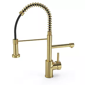 ETAL Multiuse 3-in-1 Hot Water Kitchen Tap with Handset Brushed Brass 1 ETAL Multiuse 3-in-1 Hot Water Kitchen Tap with Handset Brushed Brass