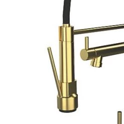 ETAL Windsor Multi-Use Spray Mixer Tap Brushed Brass -Kitchen Taps Sales Store 525XR A2