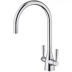 Franke Varenna Dual-Lever Mono Mixer Kitchen Tap Chrome