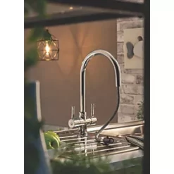 Abode Zest Pull-Out Mono Mixer Kitchen Tap Chrome -Kitchen Taps Sales Store 550RK A2