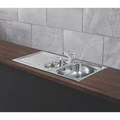 Swirl Single-Lever Mono Mixer Kitchen Tap Chrome -Kitchen Taps Sales Store 56601 A3