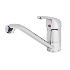 Swirl Single-Lever Mono Mixer Kitchen Tap Chrome