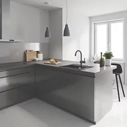 Grohe Minta Kitchen Mono Mixer Tap Matt Black -Kitchen Taps Sales Store 580PJ A2