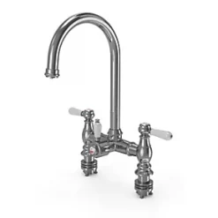 ETAL Traditional Bridge 3-in-1 Hot Water Kitchen Tap Polished Chrome