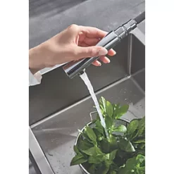 Grohe Blue Pure Minta 2-Way Deck-Mounted DUO Filter Tap Starter Kit StarLight Chrome -Kitchen Taps Sales Store 628VY A4