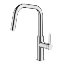 Swirl Pull-Out Kitchen Mono Mixer Chrome