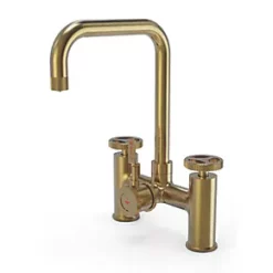 ETAL Industrial Bridge 3-in-1 Hot Water Kitchen Tap Gold