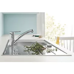 Grohe Start Eco Kitchen Mono Mixer Tap Chrome -Kitchen Taps Sales Store 694PJ A3