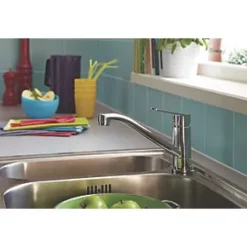 Bristan Cinnamon Mono Mixer Kitchen Tap Chrome -Kitchen Taps Sales Store 6959D A2