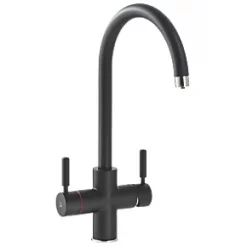 3 in 1 Steaming Hot Water Tap Matt Black