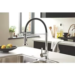 Bristan Liquorice LQR PROSNK C Pull-Out Spray Mono Mixer Kitchen Tap Chrome -Kitchen Taps Sales Store 7046D A2