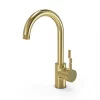 ETAL Industrial Single Lever 3-in-1 Hot Water Kitchen Tap Brushed Brass