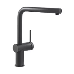 Abode Fraction Mono Mixer Kitchen Tap Matt Black