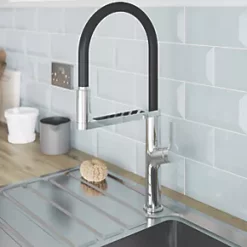 Barnes Sensor Pull-Out Mono Mixer Chrome -Kitchen Taps Sales Store 739PG A3