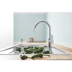 Grohe Start Edge Kitchen Mono Mixer Tap Chrome -Kitchen Taps Sales Store 776PJ A2