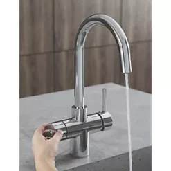 Bristan Gallery Rapid Boiling 3-in-1 Scale Filter Sink Mixer Chrome -Kitchen Taps Sales Store 807RH A3