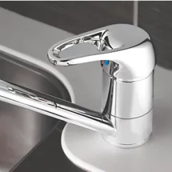Swirl Loop Single-Lever Mono Mixer Kitchen Tap Chrome 8 Swirl Loop Single-Lever Mono Mixer Kitchen Tap Chrome -Kitchen Taps Sales Store 82576 A2