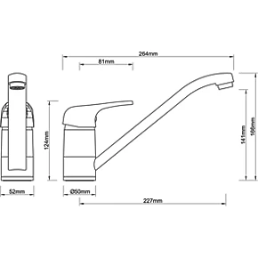 Swirl Loop Single-Lever Mono Mixer Kitchen Tap Chrome 6 Swirl Loop Single-Lever Mono Mixer Kitchen Tap Chrome - Image 6