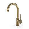 ETAL Industrial Single Lever 3-in-1 Hot Water Kitchen Tap Gold