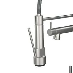ETAL Windsor Multi-Use Spray Mixer Tap Brushed Steel -Kitchen Taps Sales Store 876XR A2
