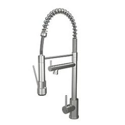 ETAL Windsor Multi-Use Spray Mixer Tap Brushed Steel