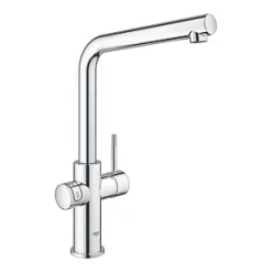 Grohe Red Duo L Spout Instant Hot Water Kitchen Tap Chrome