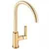 Abode Globe Single-Lever Mono Mixer Kitchen Tap Brushed Brass