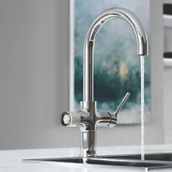 Bristan Gallery Rapid Boiling 4-in-1 Scale Filter Sink Mixer Chrome -Kitchen Taps Sales Store 949RH A5