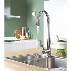 Bristan Champagne Easyfit Kitchen Sink Mixer Tap Chrome -Kitchen Taps Sales Store 974RH A2
