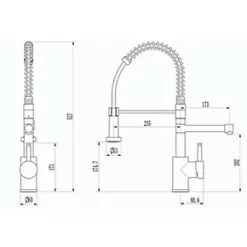 ETAL Multiuse 3-in-1 Hot Water Kitchen Tap with Handset Gold 7 ETAL Multiuse 3-in-1 Hot Water Kitchen Tap with Handset Gold -Kitchen Taps Sales Store 981RG A3