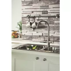 3 in 1 Steaming Hot Water Tap Brushed Nickel -Kitchen Taps Sales Store 987PH A2