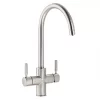3 in 1 Steaming Hot Water Tap Brushed Nickel