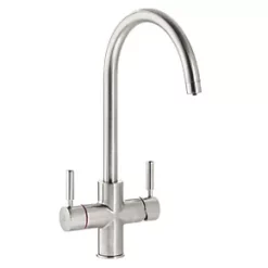 3 in 1 Steaming Hot Water Tap Brushed Nickel